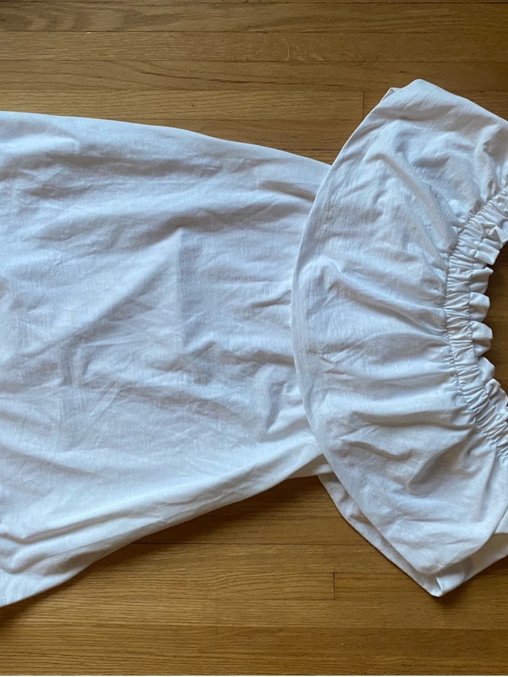 H&M White Off-Shoulder Ruffle Mini Dress - Picture 7 of 9